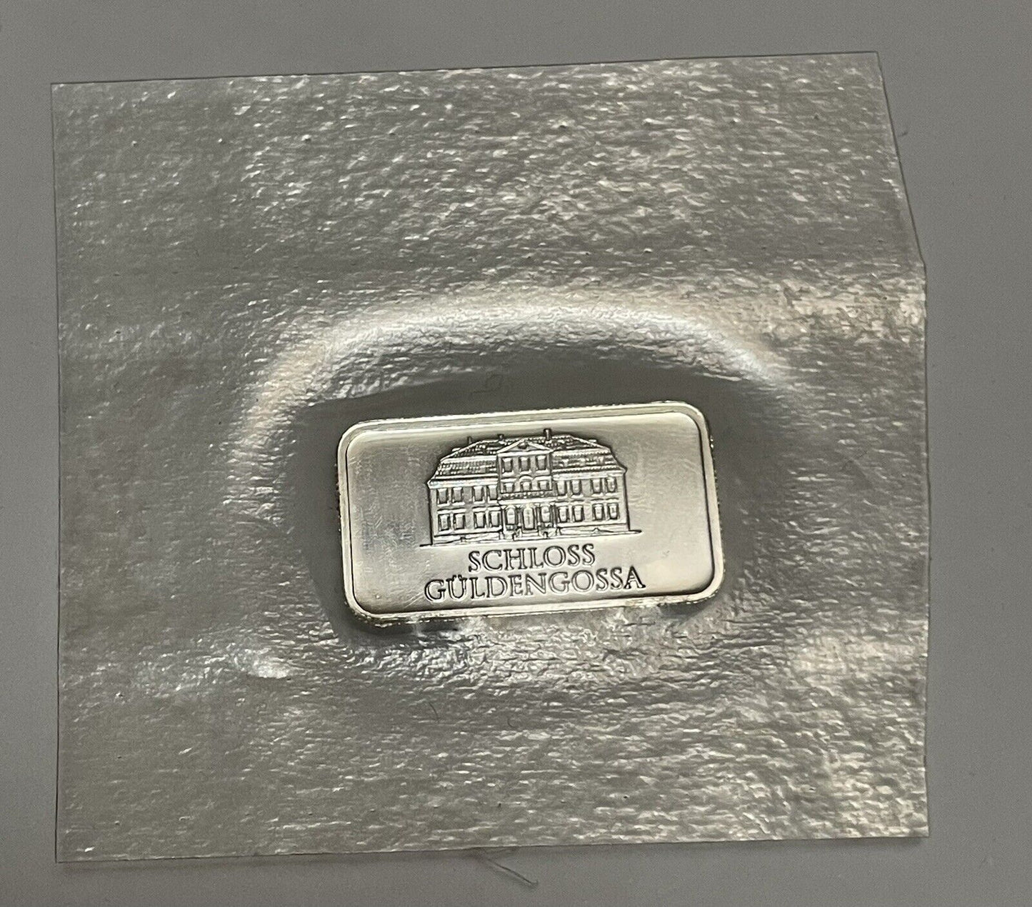 10 grams 999 Sealed Silver Bar- Geiger Edelmetalle Schloss Guldengozza Germany