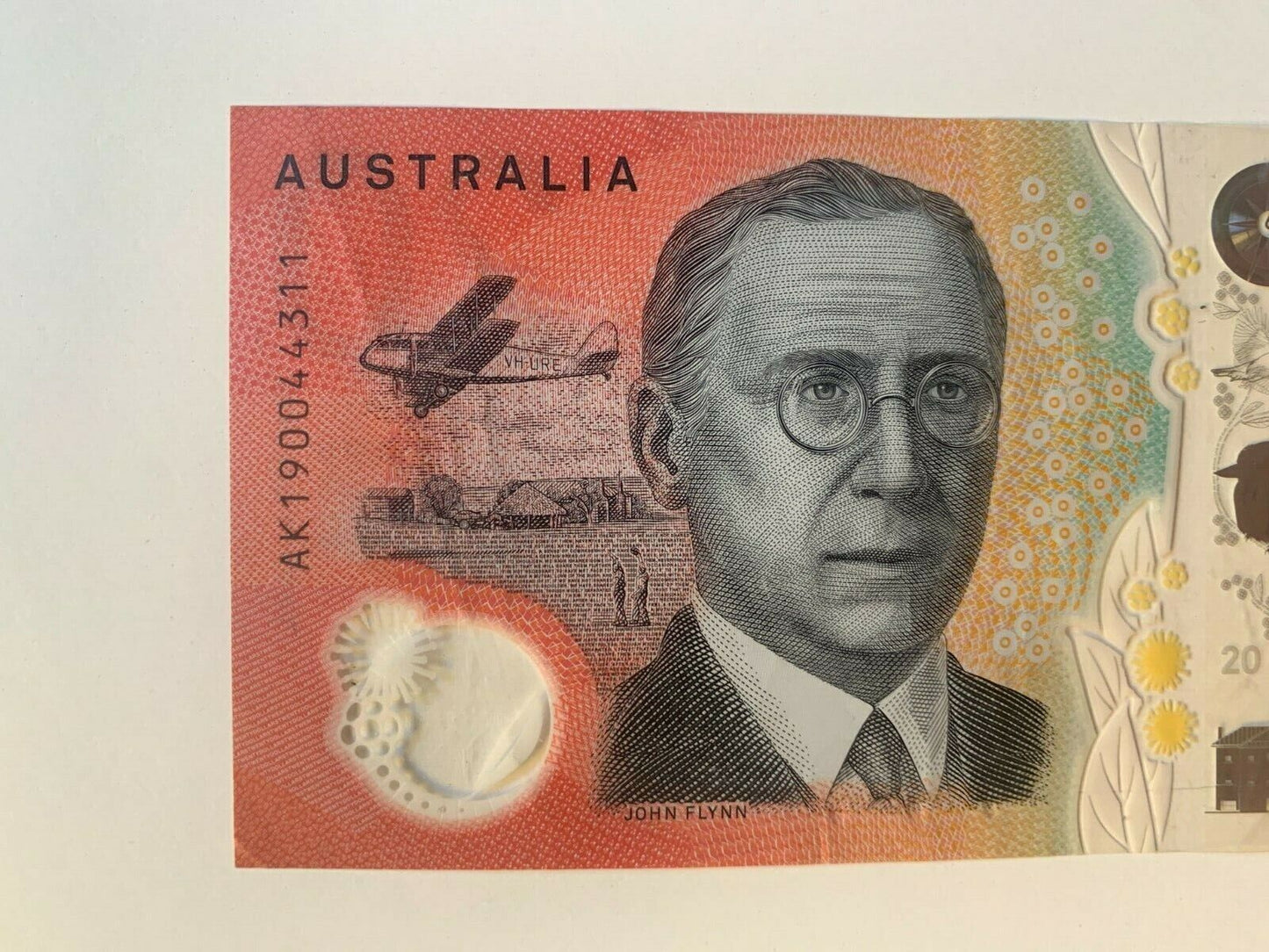 20 dollar note Australia 2019  LOWE/FRASER AK SERIAL