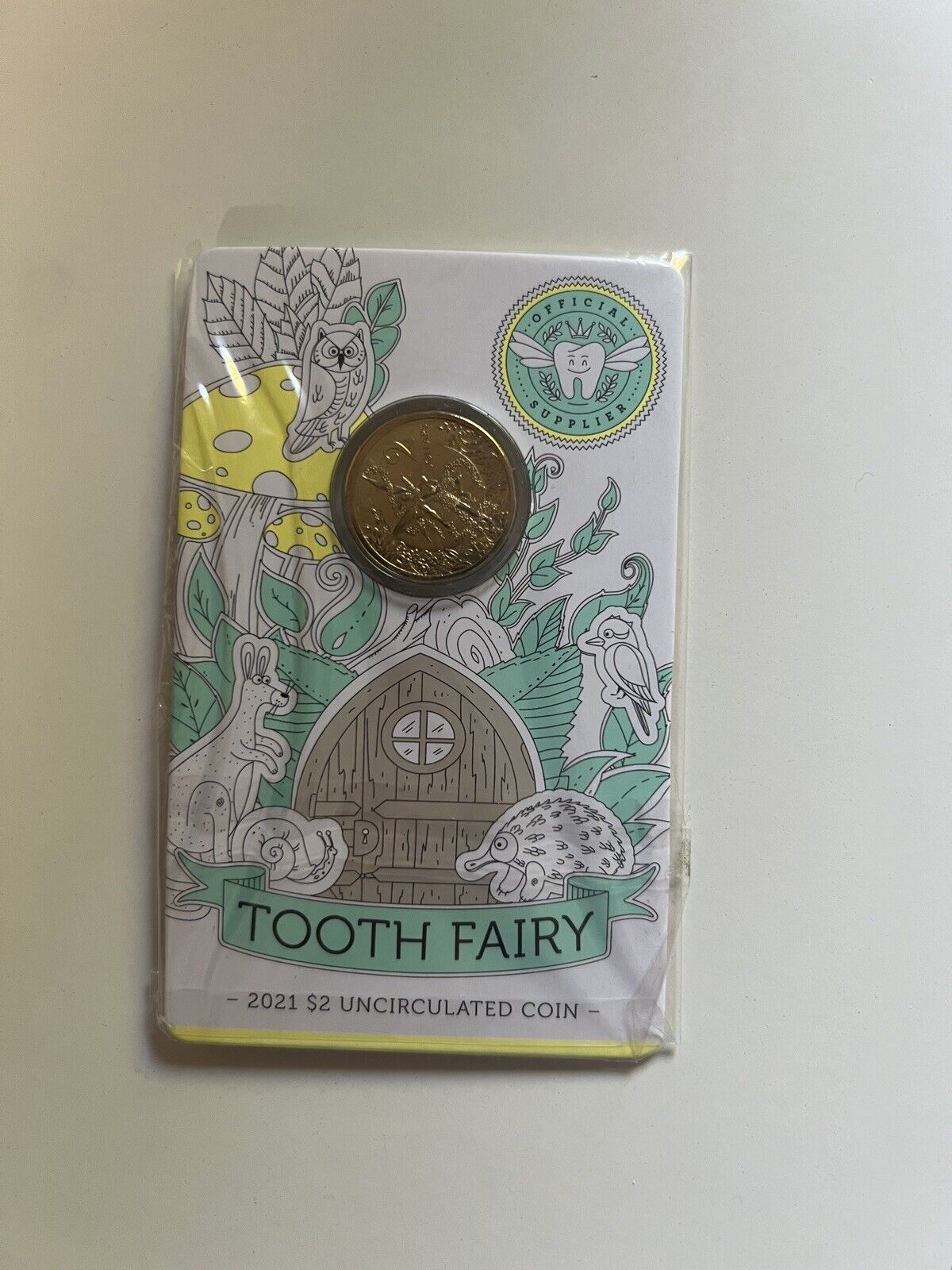 1x 2020 1x 2021 & 1x 2022 & 1x 2023 TOOTH FAIRY $2 COINS CARDED RAM