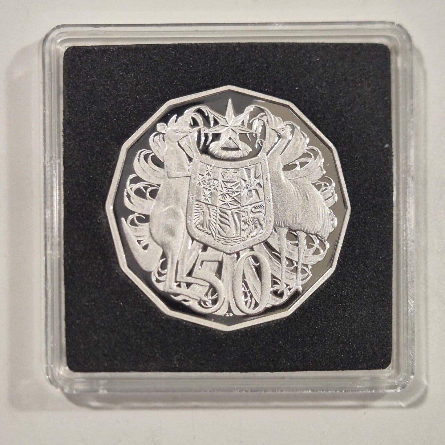 Australia 2008 Coat of Arms 50c Silver Proof Coin PCGS PR69DCAM #3028