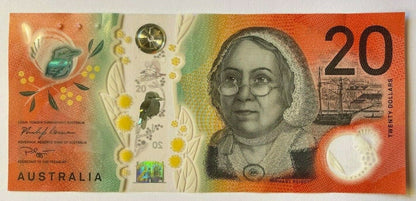 20 dollar note Australian 2019 EA "888" LAST serial