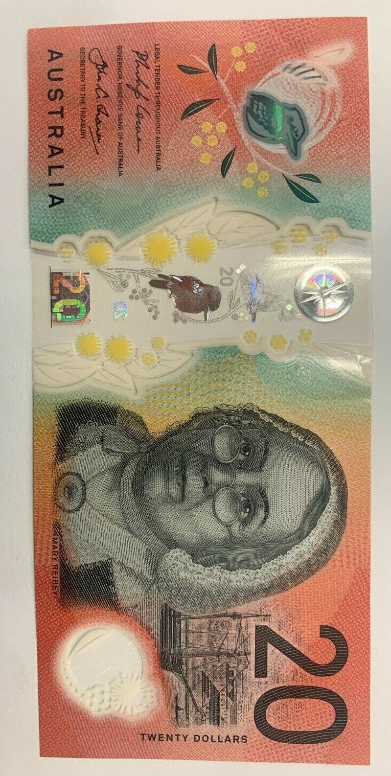 20 dollar note Australia 2019 LOWE/FRASER BF Serial