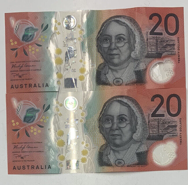 20 Dollar 2019 LOWE/GAETJENS $20 Note * AA19 FIRST PREFIX And LAST EA19.