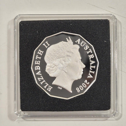 Australia 2008 Coat of Arms 50c Silver Proof Coin PCGS PR69DCAM #3028