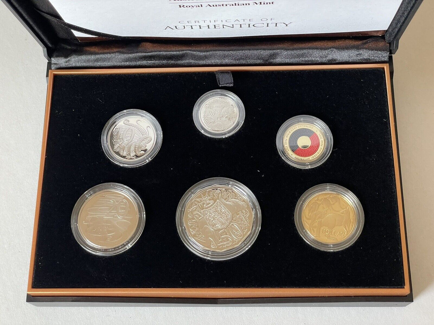 2021 Six Coin Proof Year Set 50th Anniversary of the Australian Aboriginal Flag