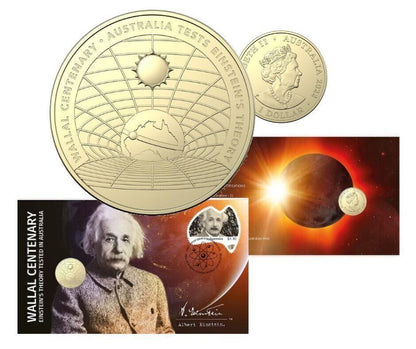 2022 $1 Envelop Privy Wallal Einstein’s Theory Tested in Australia PNC