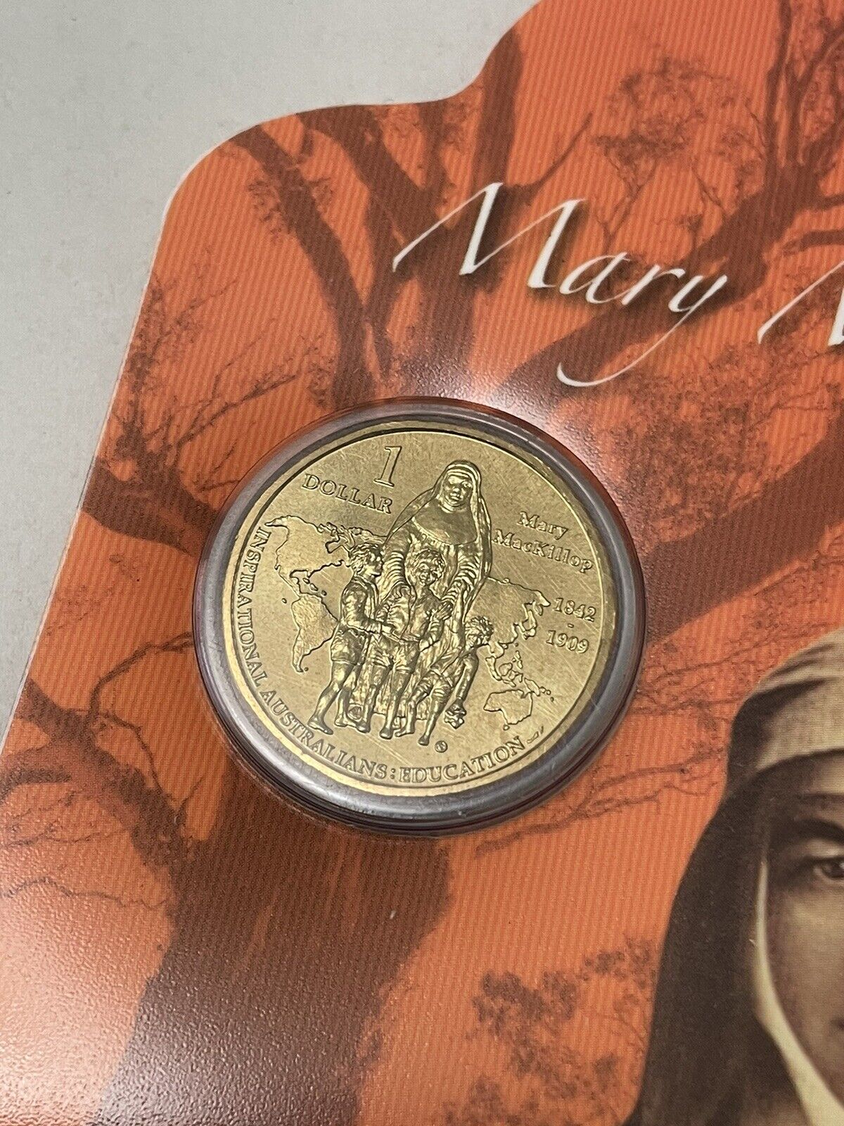 2008 Mary Mackillop Inspirational Australians $1 One Dollar UNC RAM Coin