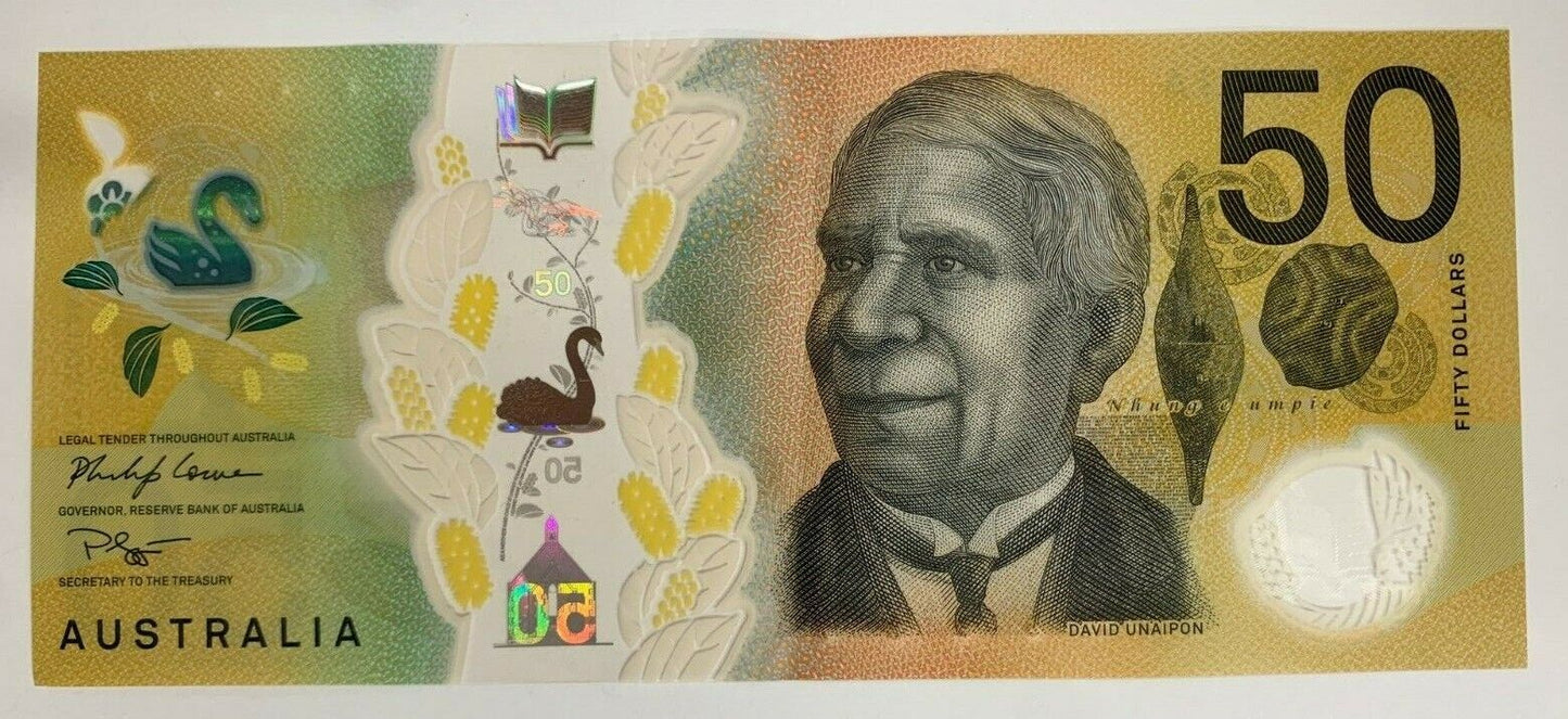 50 dollar note Australia 2020 AA FIRST PREFIX