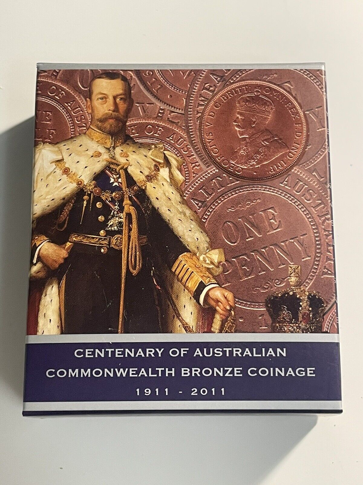 2011 $1 Centenary of Commonwealth Bronze Coinage 1911-2011 1oz Silver 999 Coin