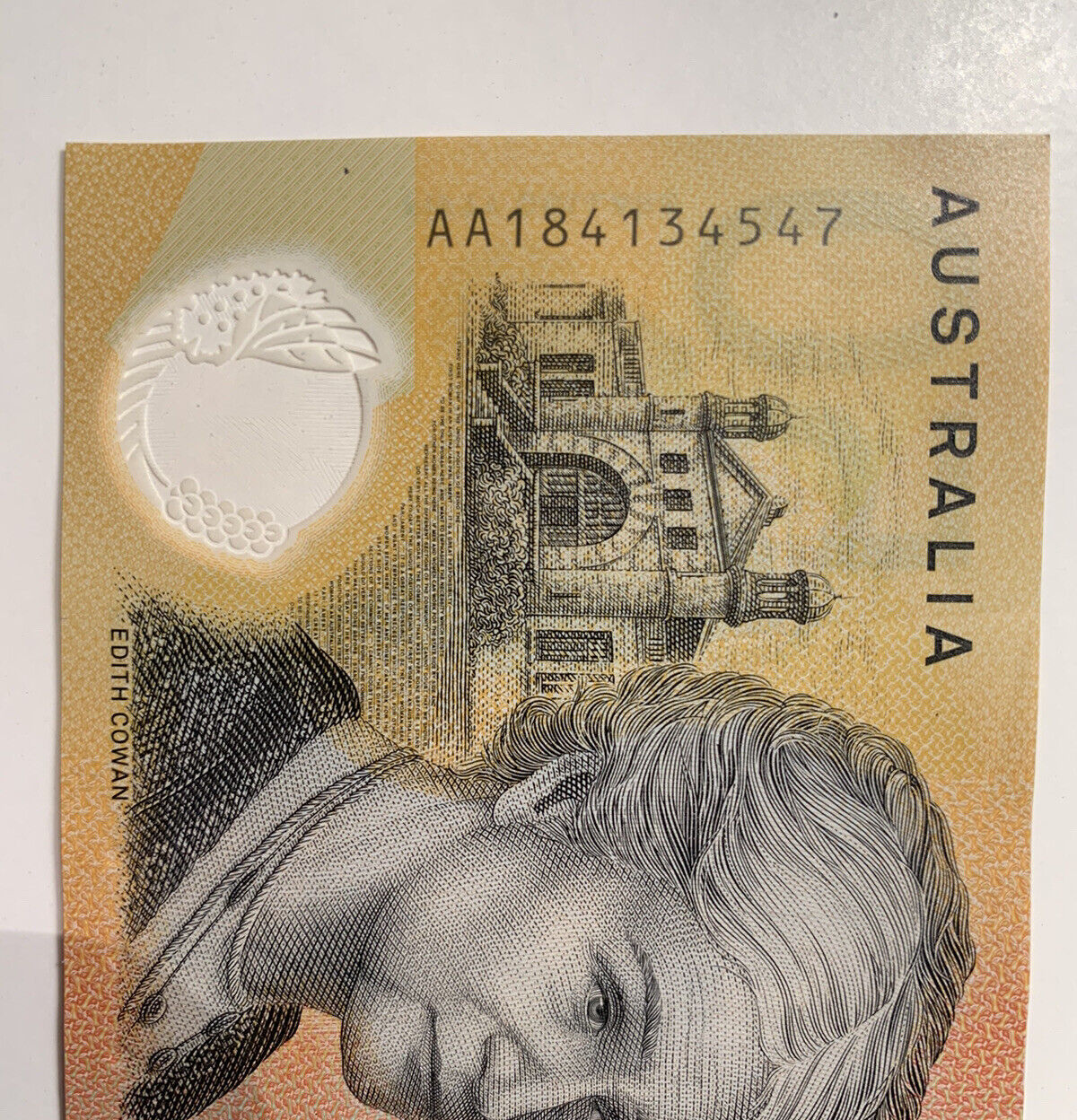 50 dollar note australia 2018 First Prefix AA