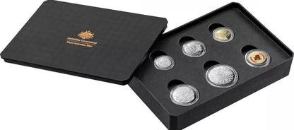 AUSTRALIA 2023 VEGEMITE 6 COIN PROOF SET WITH COLOURED $1 COIN - LIMITED EDITION