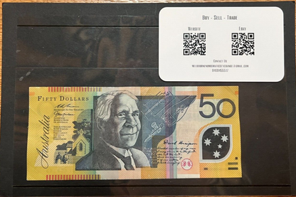 1997 circulated $50 Dollar Note AA99 First Prefix Macfarlane/Evans R518aF