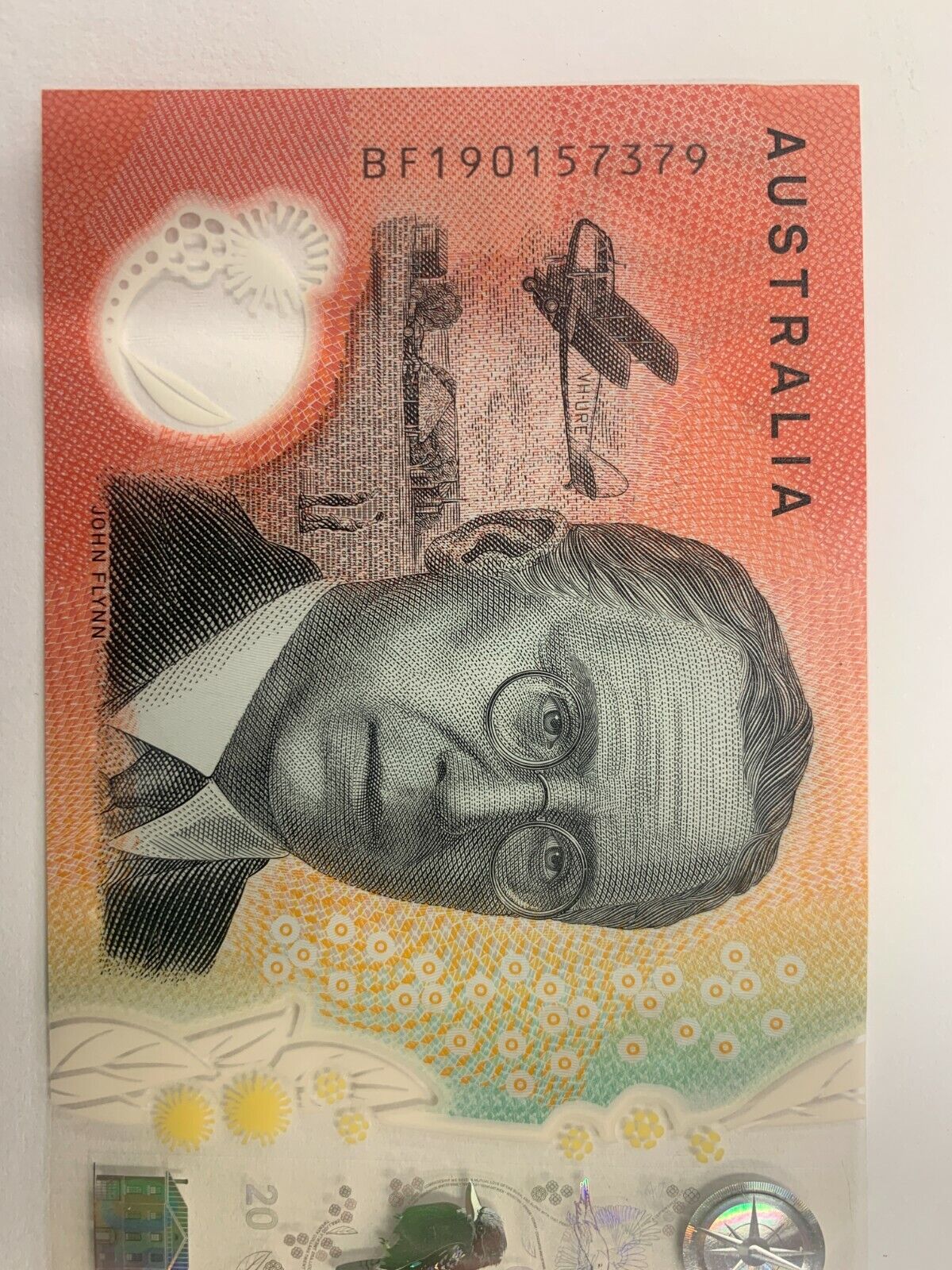 20 dollar note Australia 2019 LOWE/FRASER BF Serial