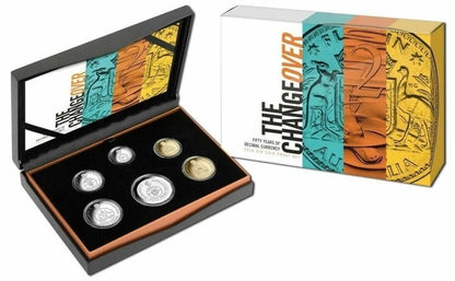 2016 The Changeover Fifty Years of Decimal Currency 6 Six Coin Proof Set Scarce