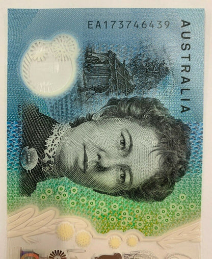 10 dollar note Australian 2017 EA Last Prefix