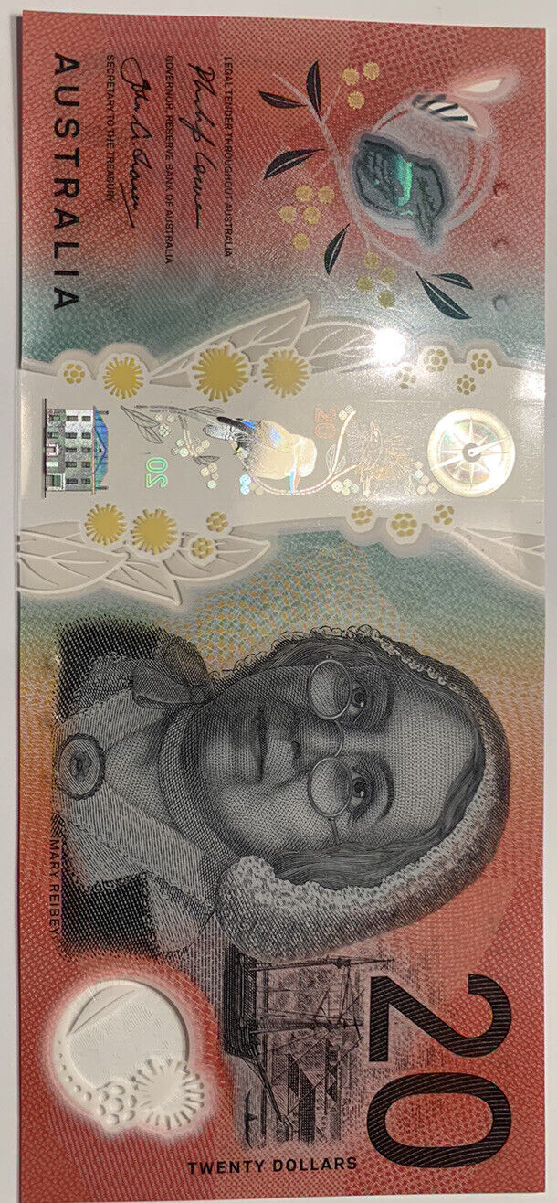 20 dollar note australia Lowe/Fraser 2019 -LOW MINTAGE-