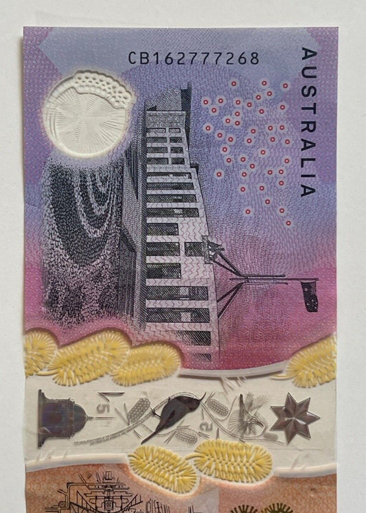 5 dollar note australia 2016 “6277726” Serial Number