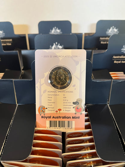Australia 2025 $2 Tooth Fairy Aluminium-Bronze Uncirculated Coin