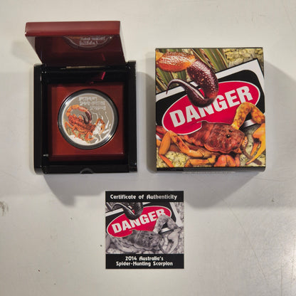 2009, 2010, 2011, 2013, 2014 Deadly Dangerous 1oz proof coin bundle