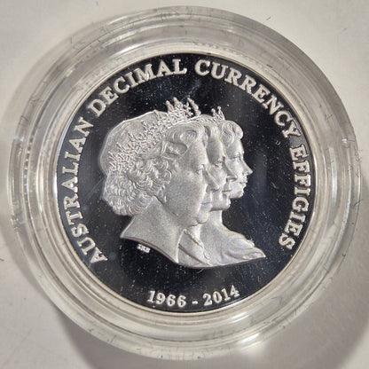 2013+2014 Decimal Effigies Proof & Gem Uncirculated Dollar Pair RARE!!