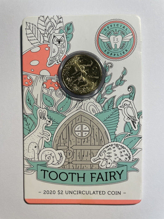 Australia 2020 $2 Two Dollars Tooth Fairy Coin RAM Card UNC Rare