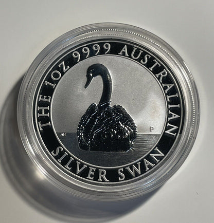 2023 Silver Swan - Perth Mint Brilliant Uncirculated 1oz 9999 Silver Coin QEII