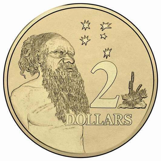 2021 $2 Aboriginal Military Two Dollar Coloured Coin + 2021 Aboriginal Elder