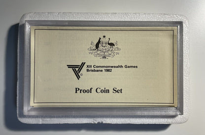 1982 Royal Australian Mint Coin Proof Set - Brisbane Commonwealth Games