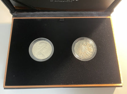 Australia: 2015 50c 50 Years of The Royal Australian Mint 50.50 2 Coin Set