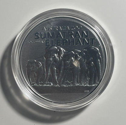 Australia Zoo 2022 $1 RAM Sumatran Elephant 1oz Fine Silver 999 1st Series