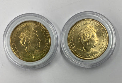 2020/2019 Australian One Dollar $1 coin - MOB OF ROOS - COIN JC