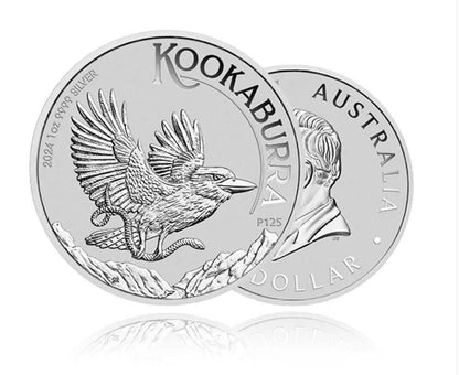 2024 Kookaburra P125 1oz Silver Coin First Issue Of 2024 King Charles III Obverse