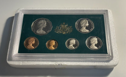 1982 Royal Australian Mint Coin Proof Set - Brisbane Commonwealth Games