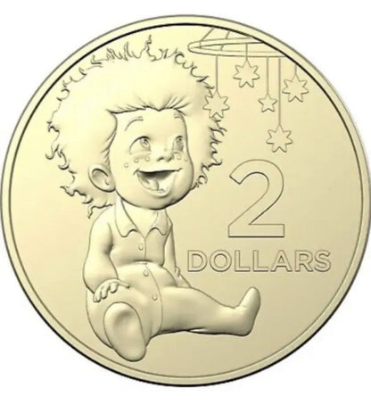 2022 Baby UNC Coin Set  Royal Australian Mint - Unique $2, 50c, 10c