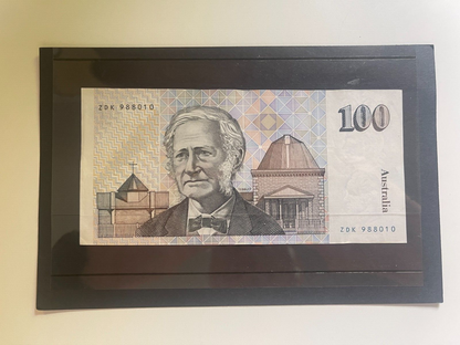 Australian $50 Fifty & $100 Hundred Dollar Paper Banknotes ONE OF EACH Circ