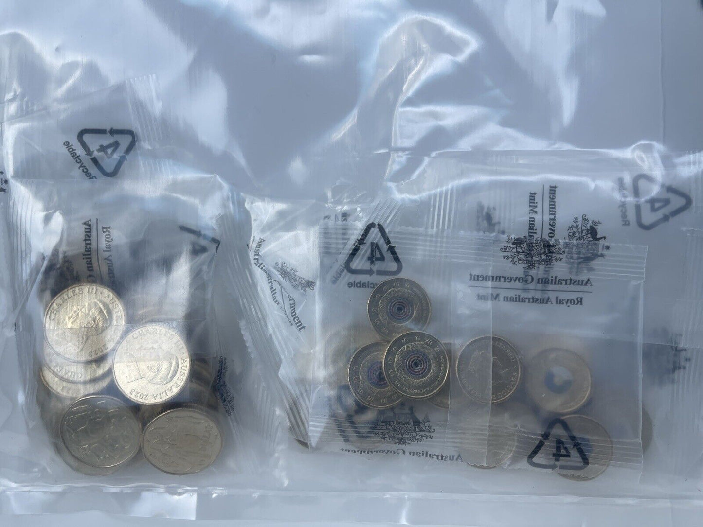 2023 Brand New $1 King Charles Coin Roll Heads/Tails RAM BAG UNC