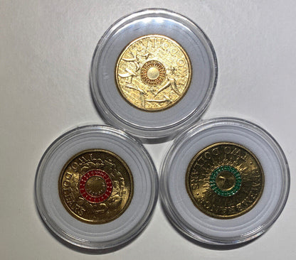 2 dollar coins australia ANZAC AND REMEBRANCE 2014-2018 Set