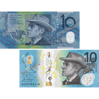 2015 2017 Two Generations $10 Ten Dollar Banknote UNC Folder RBA