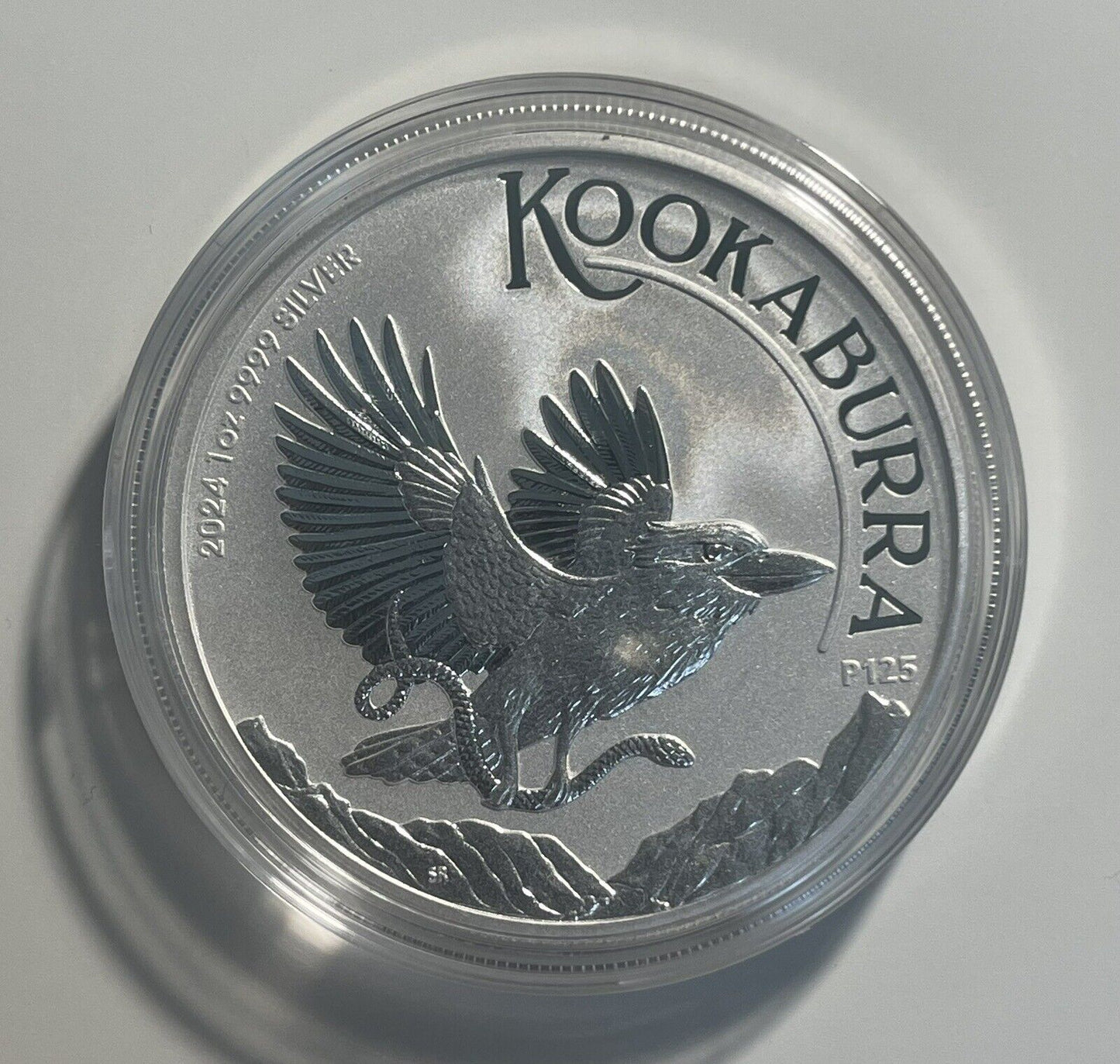 2024 Kookaburra P125 1oz Silver Coin First Issue Of 2024 King Charles III Obverse