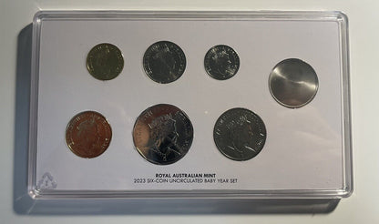 2023 AUSTRALIA BABY UNCIRCULATED MINT COIN SET - ROYAL AUSTRALIAN MINT IN STOCK