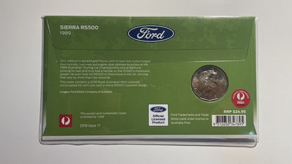 2019 SIERRA RS500 1989 PNC/FDC RAM 50 cent colored coin & $1 Ford SIERRA Stamp