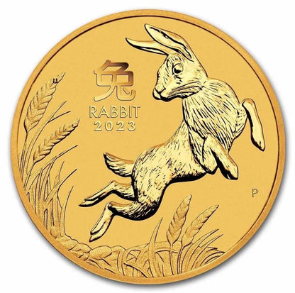 Australia 2023 1/20oz Fine Gold 999 Lunar Series III Rabbit New In Capsule