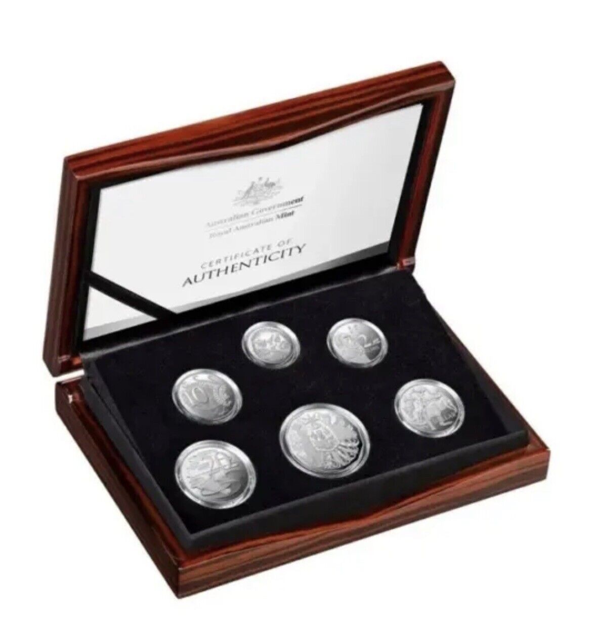 2023 Six Coin FINE Silver Proof Coin Set Last Queen Set