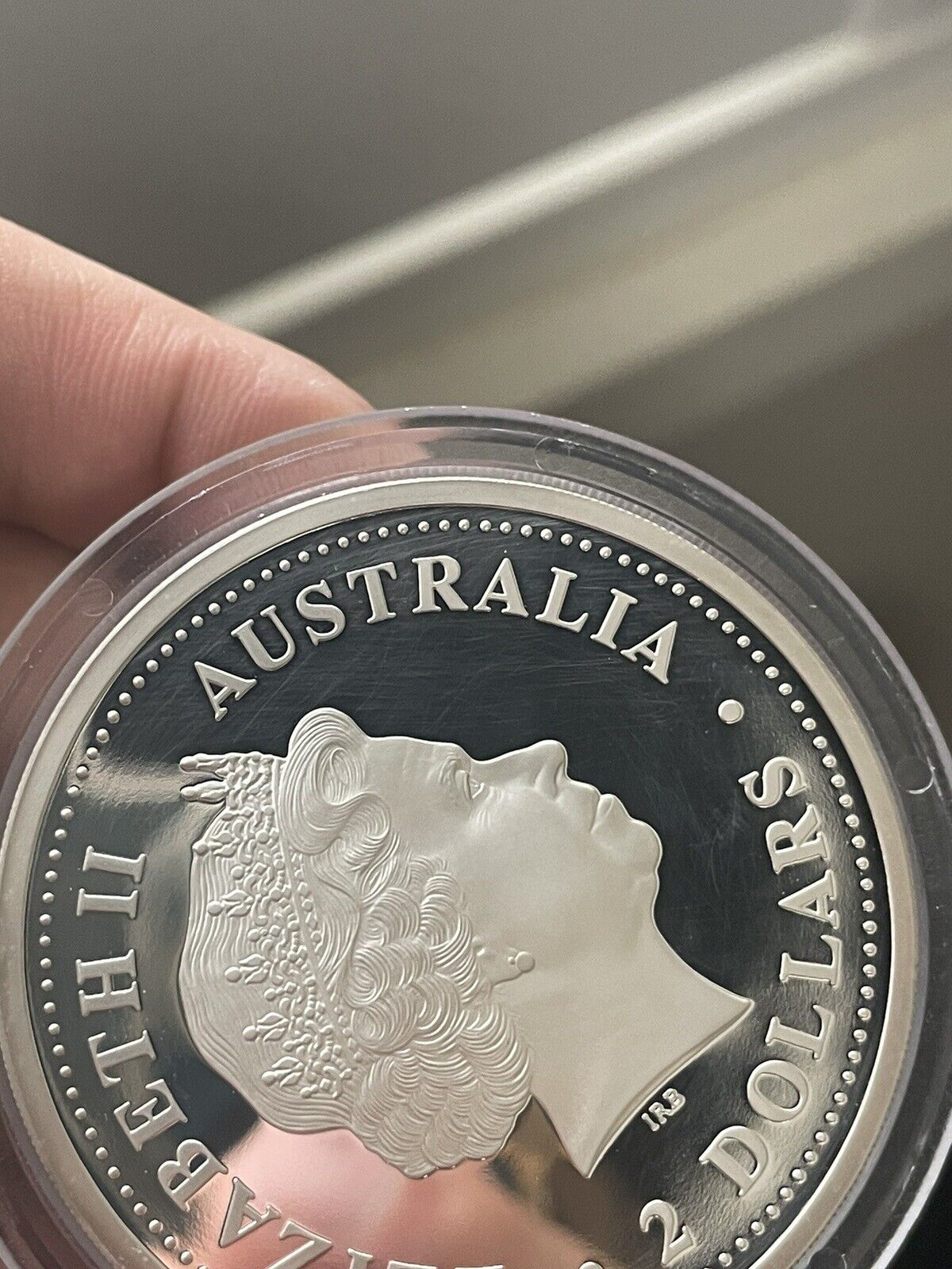 2003 Australia Perth Mint Year GOAT $2 Lunar Series I 2oz silver Proof coin