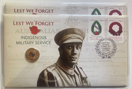 2021 $2 Indigenous Military Service PNC