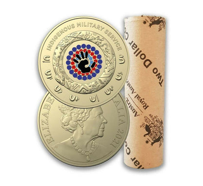 2021 $2 Aboriginal Military Two Dollar Coloured Coin