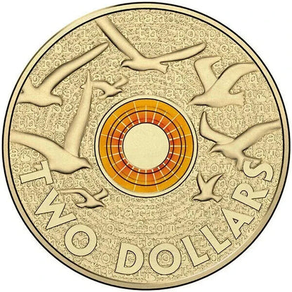 $2 Two Dollar Remembrance 3 Coin Set Green Dove️ Orange Flanders️ Rosemary