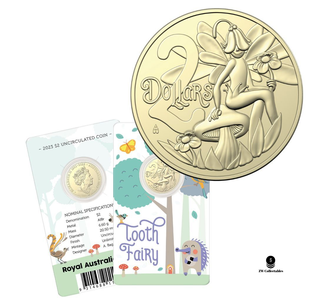 Australia: 2023 $2 Tooth Fairy Coin in RAM Card New Design NOW IN STOCK