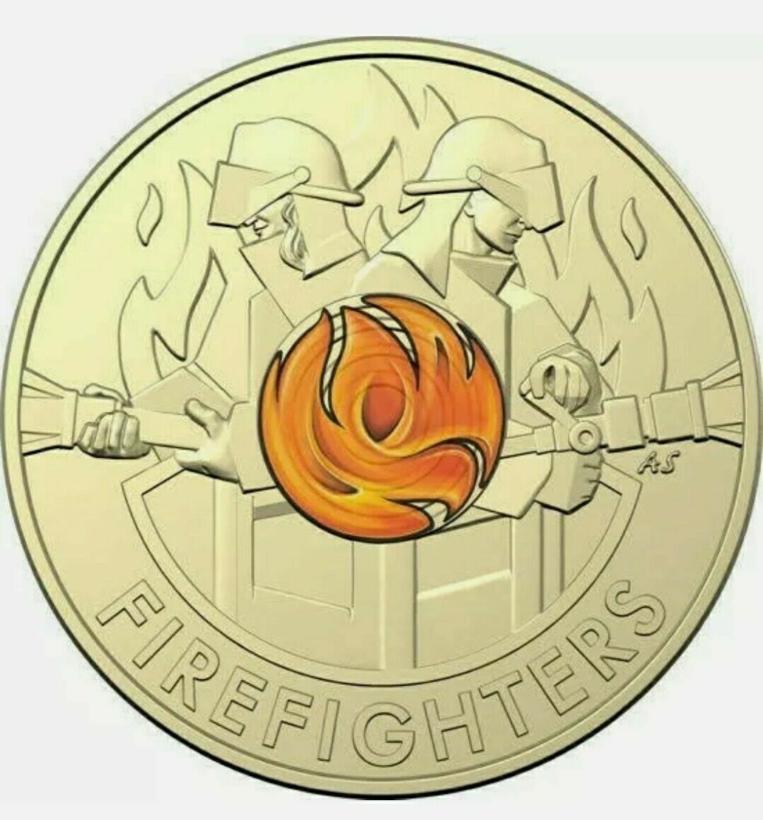 Fire Fighter   2020 $2 Coin Australian Two Dollar Firefighter Coins